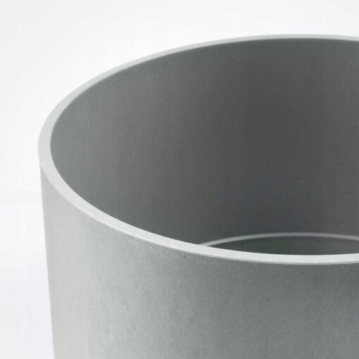 IKEA NYPON OSŁONKA DONICZKI SZARA 24 CM - obrazek 4
