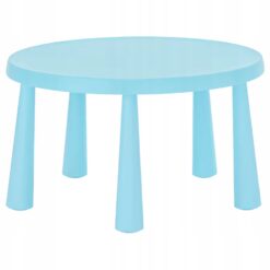 IKEA MAMMUT Stolik dziecięcy, do wewnątrz/na zewnątrz/jasnoniebieski, 85 cm