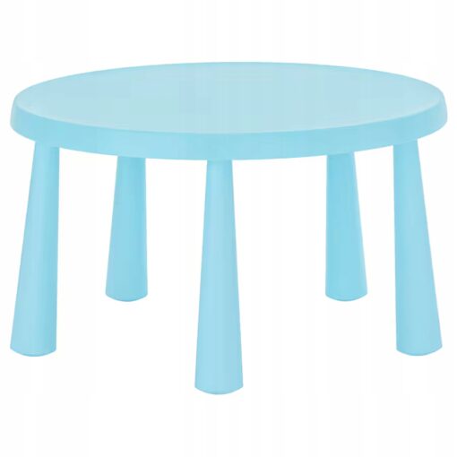 IKEA MAMMUT Stolik dziecięcy, do wewnątrz/na zewnątrz/jasnoniebieski, 85 cm