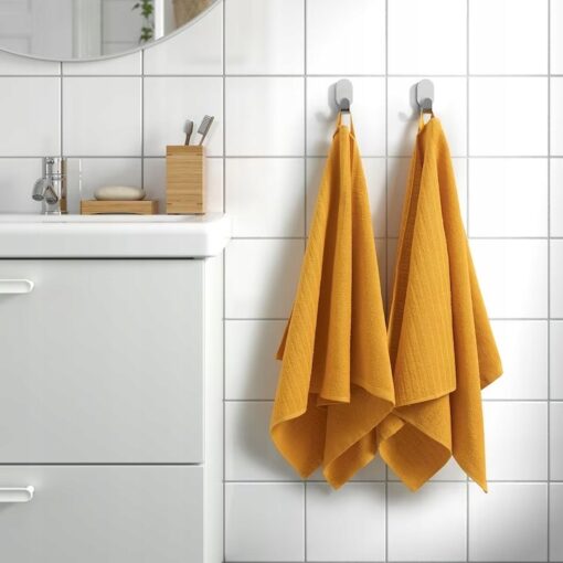 IKEA VAGSJON RĘCZNIK DO RĄK ZŁOTOŻÓŁTY 50x100 CM - obrazek 3