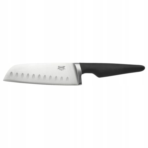 NÓŻ DO WARZYW ZE STALI NIERDZEWNEJ CZARNY 16CM