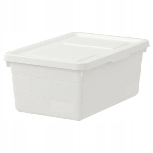 POJEMNIK PUDEŁKO Z POKRYWKĄ PLASTIKOWE 38x25x15 CM