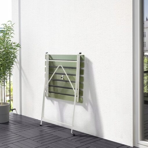 IKEA TARNO STÓŁ ORGODOWY SKŁADANY BIAŁY / ZIELONY - obrazek 2