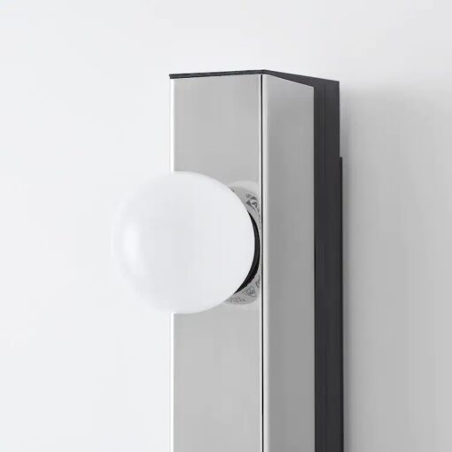 IKEA MUSIK LAMPA ŚCIENNA CHROM STAŁA INSTALACJA - obrazek 5