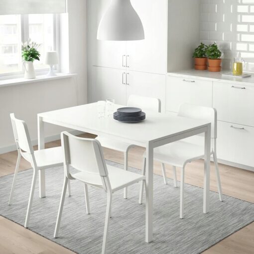 IKEA TEODORES KRZESŁO BIAŁE 46x54x80cm - obrazek 5