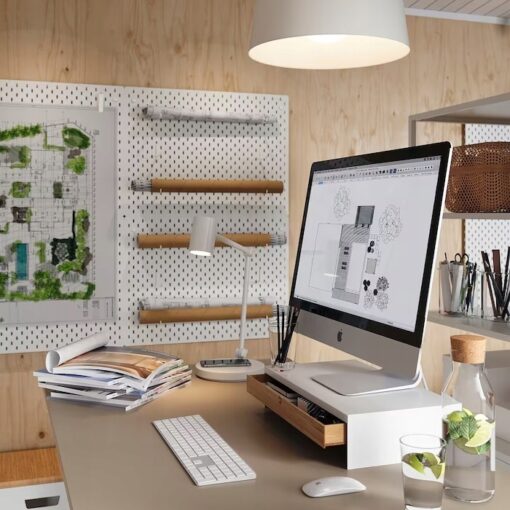 IKEA ELLOVEN PODSTAWKA POD MONITOR Z SZUFLADĄ - obrazek 5