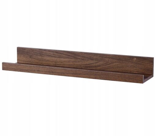 IKEA MOSSLANDA PÓŁKA NA ZDJĘCIA - orzech, 55 cm