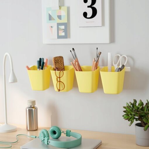 IKEA SUNNERSTA Pojemnik jasnożółty 12x11 cm - obrazek 3
