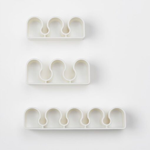 IKEA KALKSTUFF UCHWYT DO KABLI BIAŁY 3 SZT. - obrazek 5