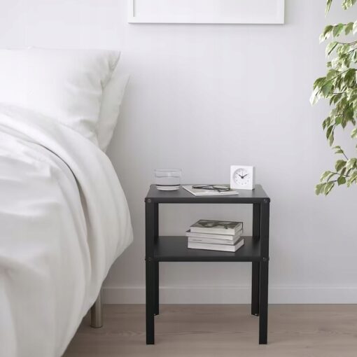 IKEA KNARREVIK Stolik nocny, czarny, 37x28 cm - obrazek 5