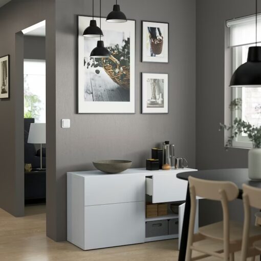 IKEA LAPPVIKEN FRONT SZUFLADY/SZAFKI BIAŁY 60x38cm - obrazek 3