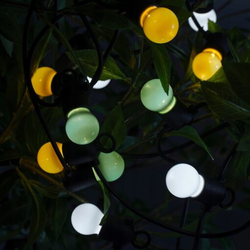 IKEA SOLVINDEN Łańcuch świetlny LED z 12 żarówkami, na baterie/zewnętrzne - obrazek 5