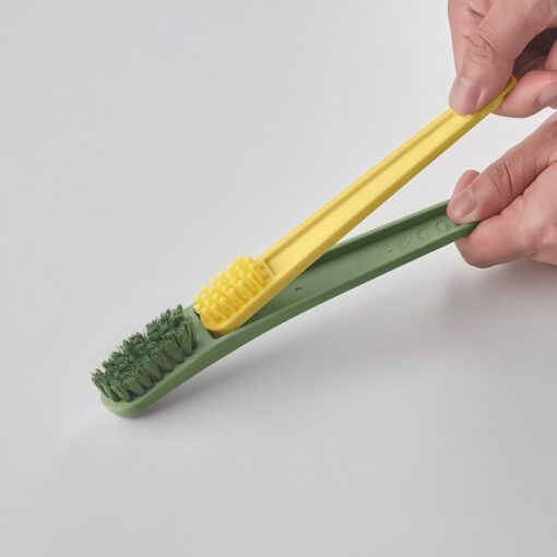 IKEA PEPPRIG 2 w 1 szczotka do butów ze skrob, zielony/żółty - obrazek 7