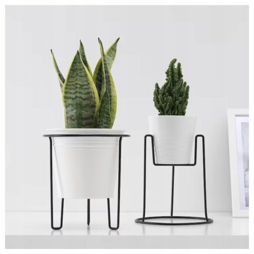 IKEA SVARTPEPPAR STOJAK NA DONICZKĘ CZARNY 21 CM - obrazek 2