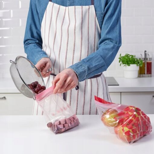 IKEA ISTAD TOREBKA STRUNOWA CZERWONA - 50 SZT. - obrazek 2
