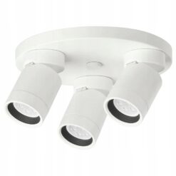 IKEA NYMANE LAMPA SUFITOWA Z 3 REFLEKTORAMI BIAŁA