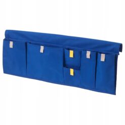 KIESZEŃ NA ŁÓŻKO ORGANIZER NIEBIESKI DUŻY 75x27 CM