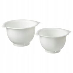 IKEA VISPAD MISKA 2 SZT. BIAŁY 2,3L 3,7L