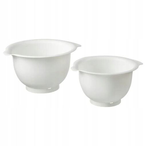 IKEA VISPAD MISKA 2 SZT. BIAŁY 2,3L 3,7L