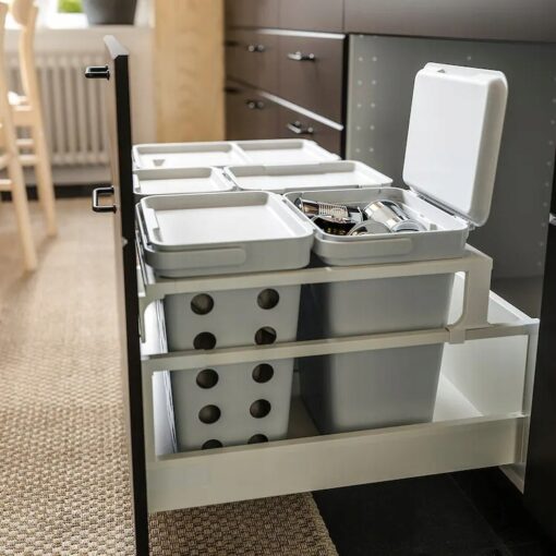 IKEA HALLBAR RAMA WSPIERAJĄCA KOSZA NA ODPADY 80cm - obrazek 2