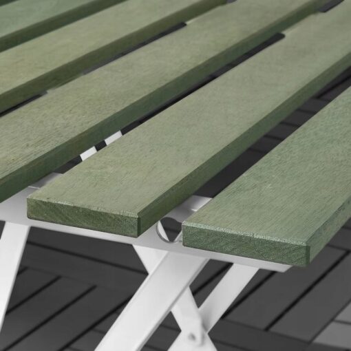 IKEA TARNO STÓŁ ORGODOWY SKŁADANY BIAŁY / ZIELONY - obrazek 3