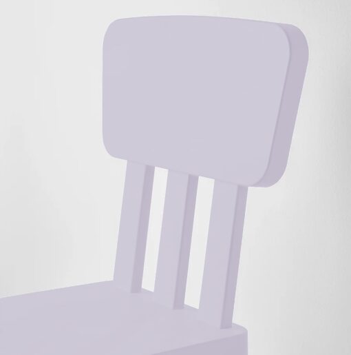 IKEA MAMMUT Krzesełko dziecięce, do wewnątrz/na zewnątrz/liliowy - obrazek 3