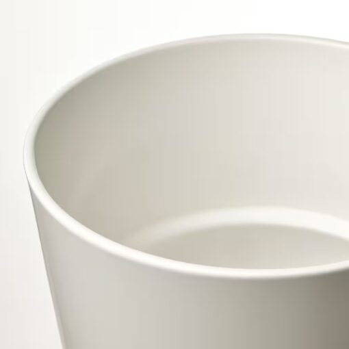 IKEA SOJABONA OSŁONKA DONICZKI BIAŁA 12 CM - obrazek 5