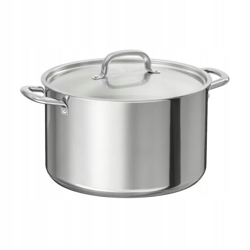 IKEA 365+ GARNEK Z POKRYWKĄ STAL NIERDZEWNA 10 L