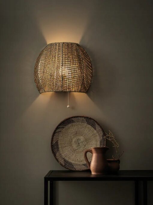 IKEA MANALG LAMPA ŚCIENNA RĘCZNIE WYKONANA TURZYCA - obrazek 6