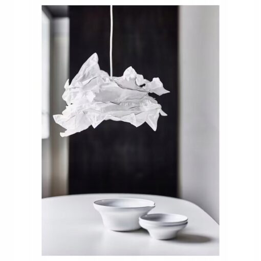 IKEA KRUSNING KLOSZ LAMPY BIAŁY 43 CM - obrazek 5