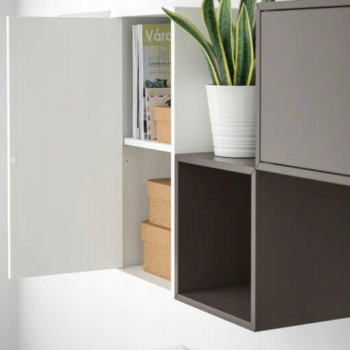 IKEA EKET SZAFKA Z DRZWIAMI I PÓŁKĄ BIAŁA 35x35x70 - obrazek 3
