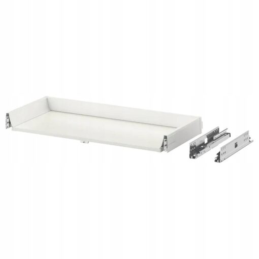 IKEA MAXIMERA SZUFLADA DO KUCHNI BIAŁA NISKA 80x37