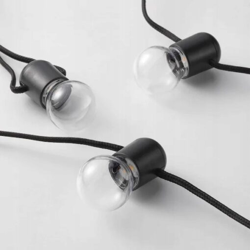 LAMPKI GIRLANDA LED WISZĄCA IKEA BLOTSNO LED 11 M - obrazek 2