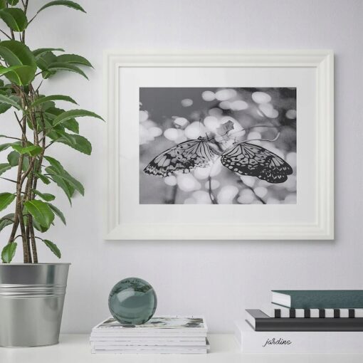IKEA EDSBRUK RAMKA DREWNIANA BIAŁA 40x50 CM - obrazek 2