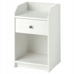 IKEA HAUGA STOLIK NOCNY BIAŁY 40x36 CM