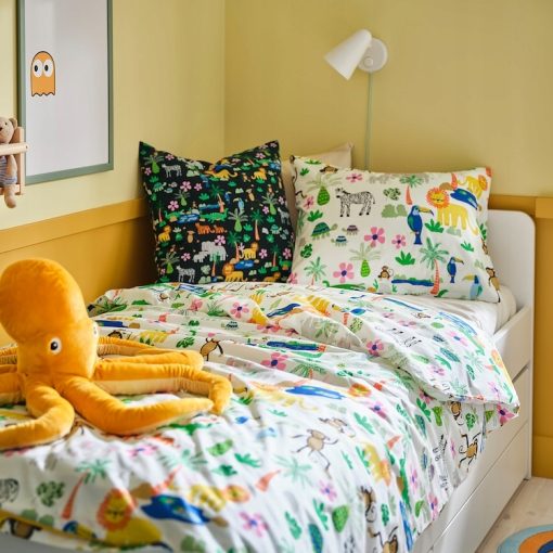 Komplet pościeli IKEA NATTHAGER 150 x 200 cm wielokolorowy - obrazek 3