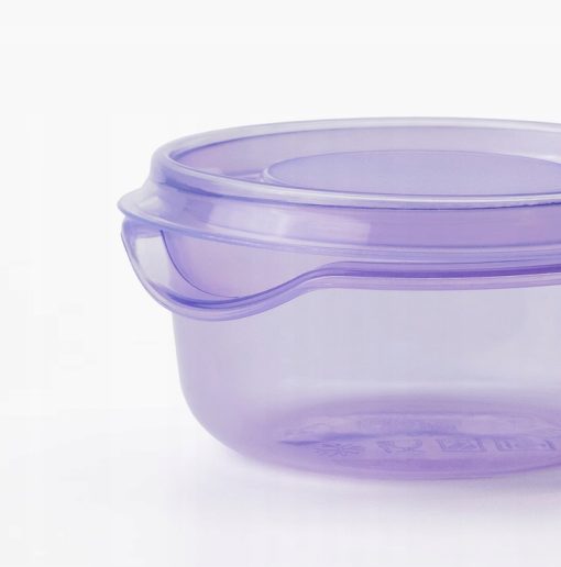 PRUTA Pojemnik na żywność z pokrywką, liliowy, 70 ml - obrazek 2