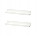 IKEA MOSSLANDA PÓŁKA NA ZDJĘCIA - biały, 55cm,zestaw 2szt,