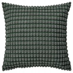 IKEA SVARTPOPPEL Poszewka, szarozielony, 50x50 cm