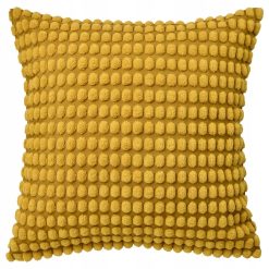 IKEA SVARTPOPPEL Poszewka, żółty, 50x50 cm