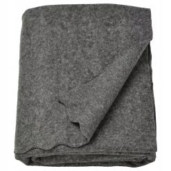 Koc IKEA poliester 130 cm x 170 cm szary