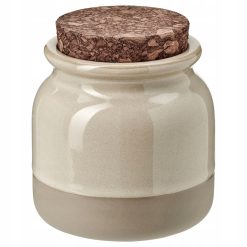 IKEA BRUGDHAJ Pojemnik z pokrywką, beżowy, 0.3 l