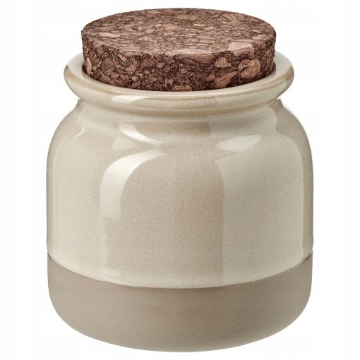 IKEA BRUGDHAJ Pojemnik z pokrywką, beżowy, 0.3 l