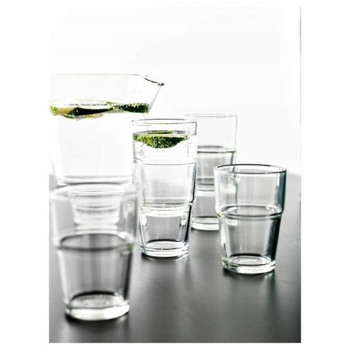 IKEA REKO SZKLANKA SZKŁO BEZBARWNE 170ml/6 SZT ZESTAW 3SZT. - obrazek 4