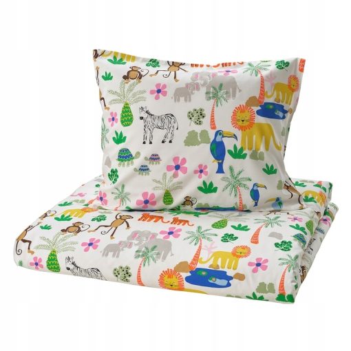Komplet pościeli IKEA NATTHAGER 150 x 200 cm wielokolorowy