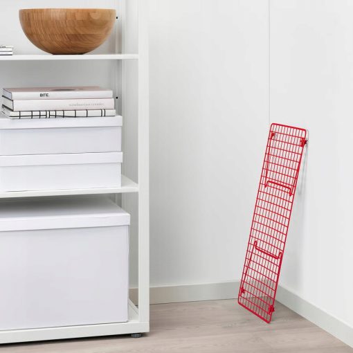 IKEA GREJIG Półka na buty, jaskrawoczerwony, 58x27x17 cm - obrazek 4
