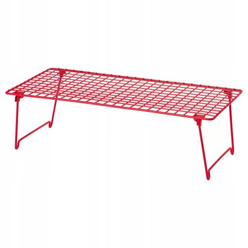 IKEA GREJIG Półka na buty, jaskrawoczerwony, 58x27x17 cm