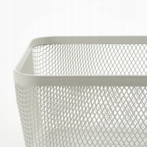 IKEA 365+ Kosz na jedzenie, metal/biały, 30x20x11 cm - obrazek 5