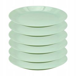 OFTAST Talerz,Zestaw 6szt, jasnozielony, 25 cm