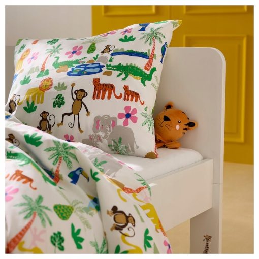 Komplet pościeli IKEA NATTHAGER 150 x 200 cm wielokolorowy - obrazek 5